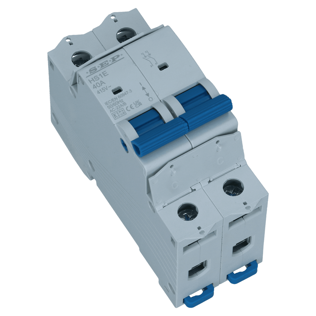 Lastscheider 2 polig 40A HS1E hoofdschakelaar