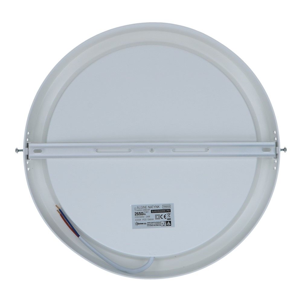 LED Downlight - Facto Dury - PIR Bewegingssensor 360° Dag En Nacht Sensor 24w Helder Koud Wit 5700k Opbouw Rond Mat Wit Osram Leds