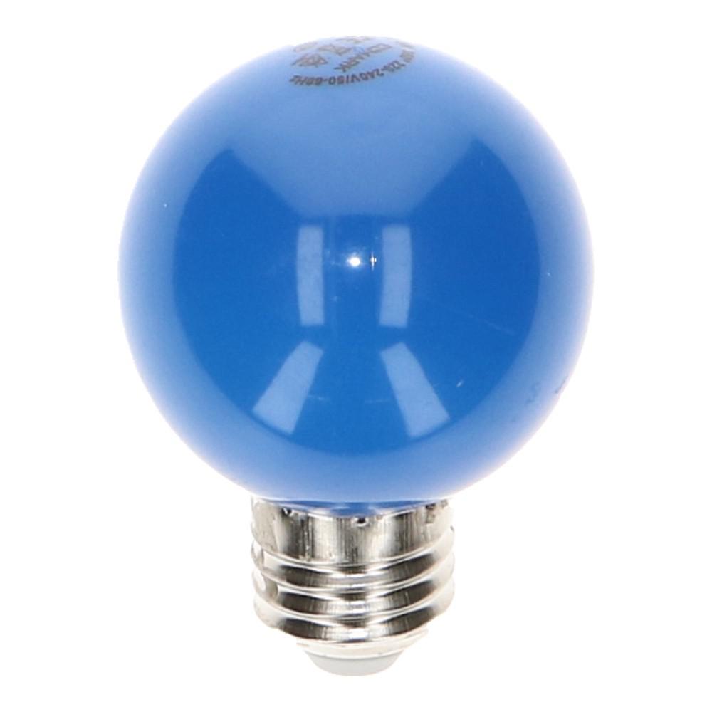 LED kogellamp G60 3W E27 blauw