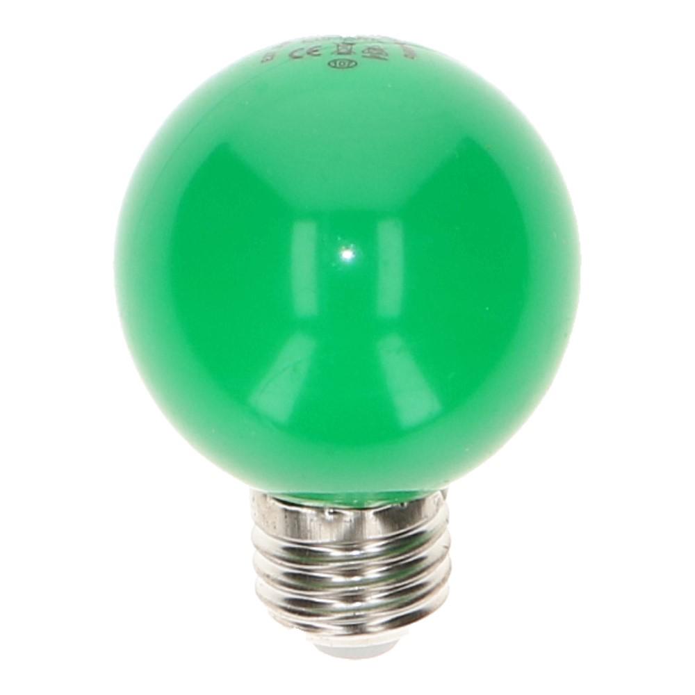 LED kogellamp G60 3W E27 groen