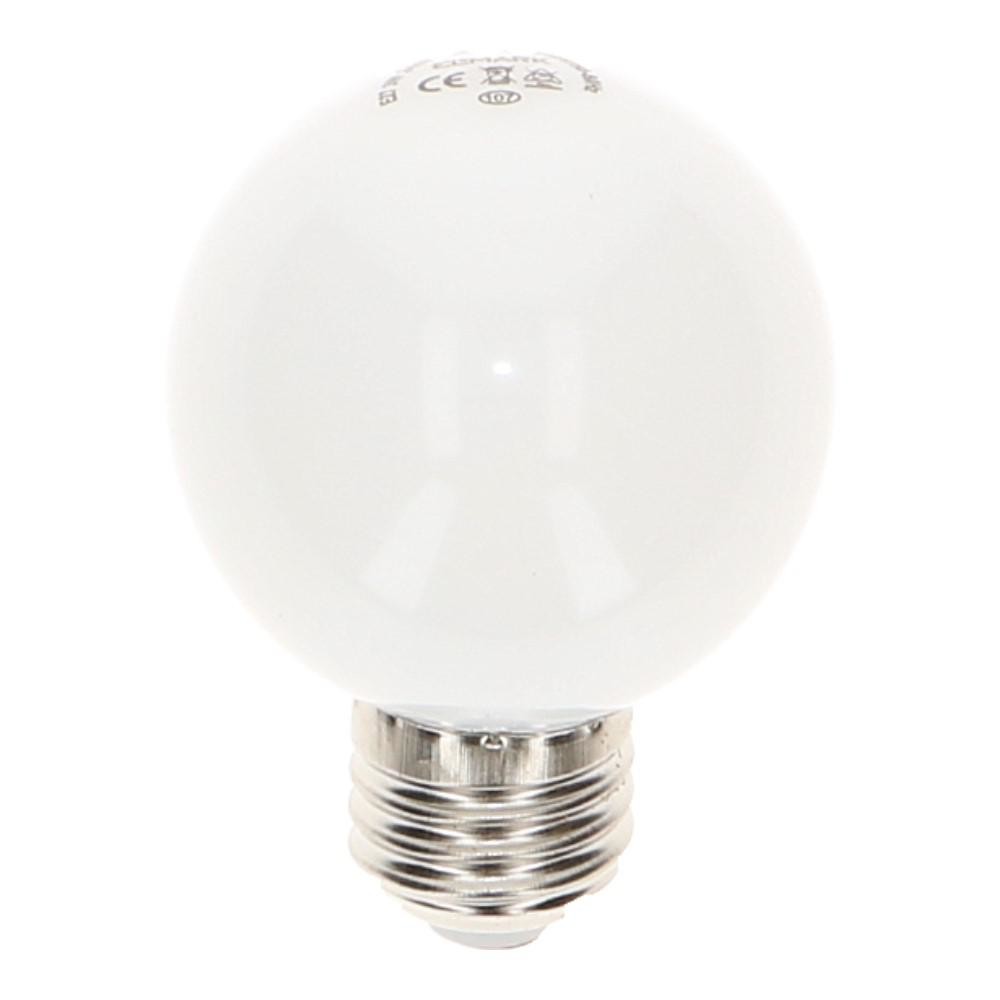 LED kogellamp G60 3W E27 wit