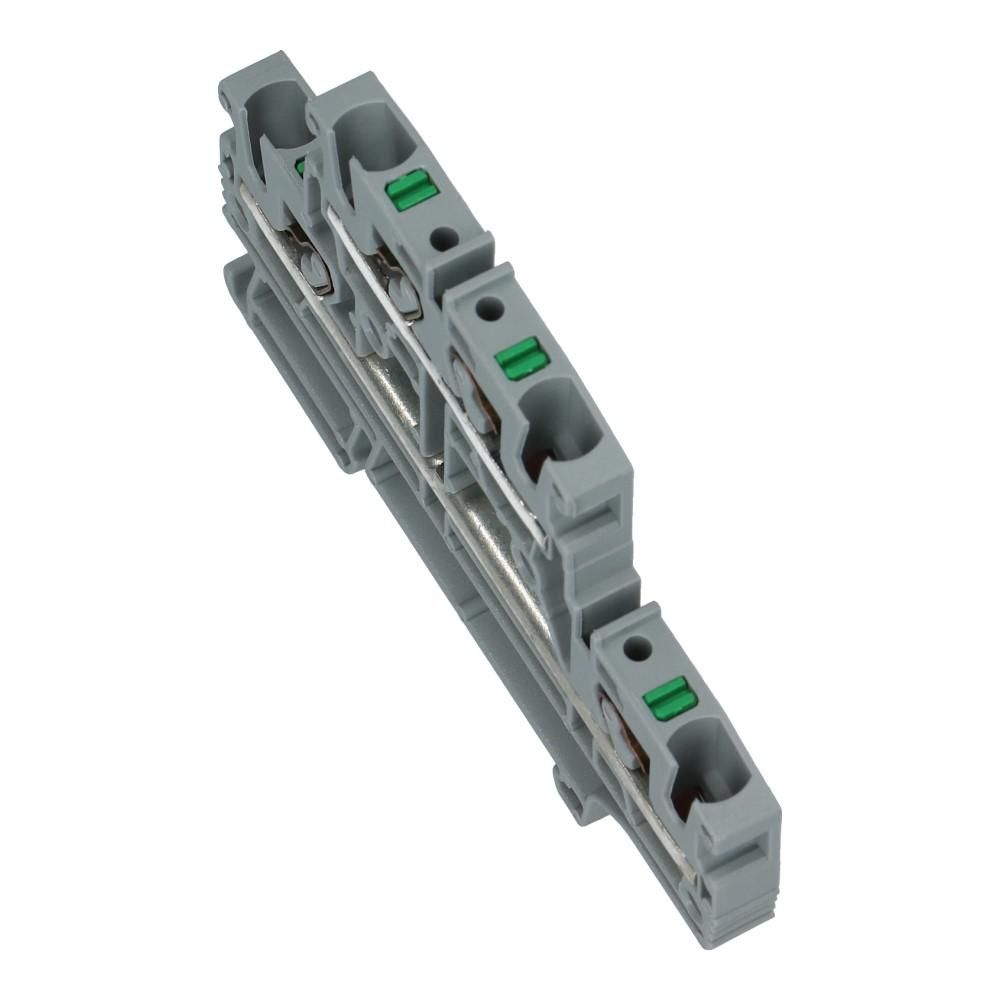 Montageklem etageklem steek EFD 4mm² grijs