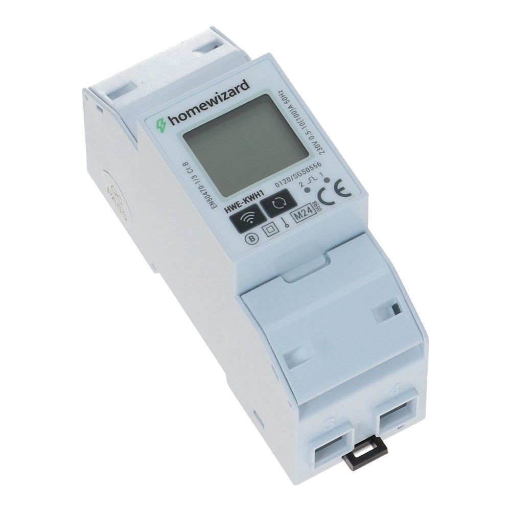 Homewizard kWh meter 1 fase 100A Wifi MID Factureerbaar