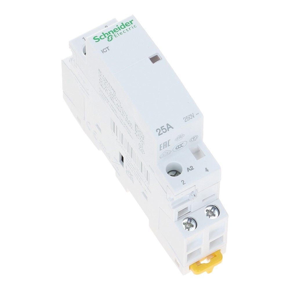 2 polig Installatierelais 25A 230VAC 2 NO iCT