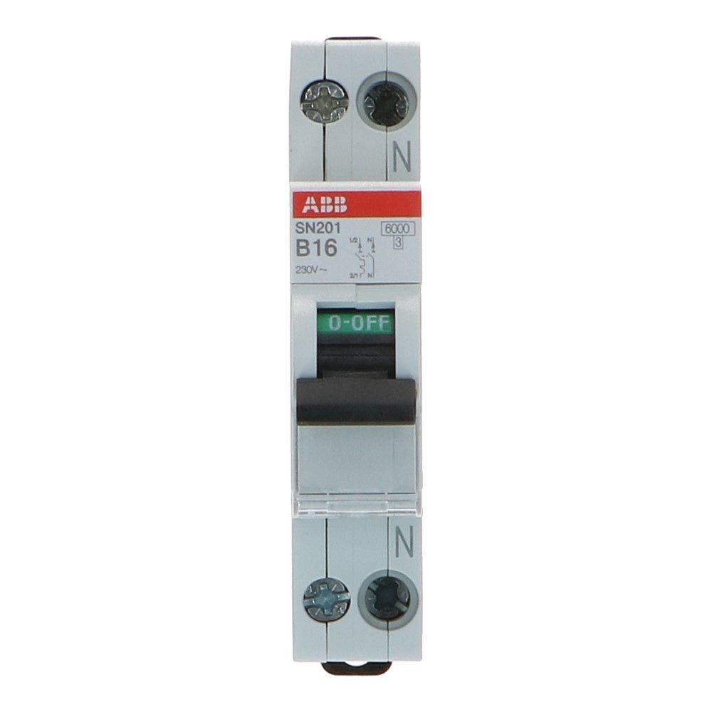 ABB Installatieautomaat 1 polig + nul C25 6kA SN 201