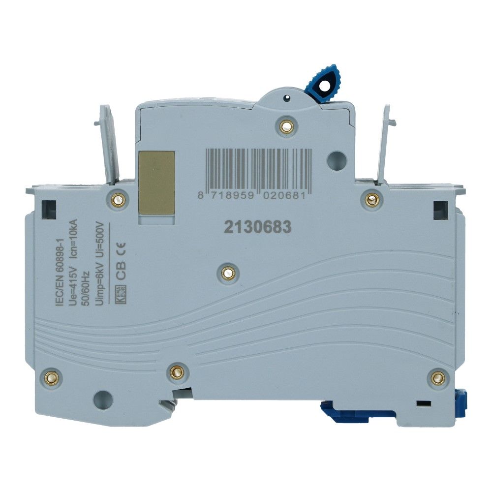 Installatieautomaat  2 polig 16A karakteristiek D 10/15kA INS1