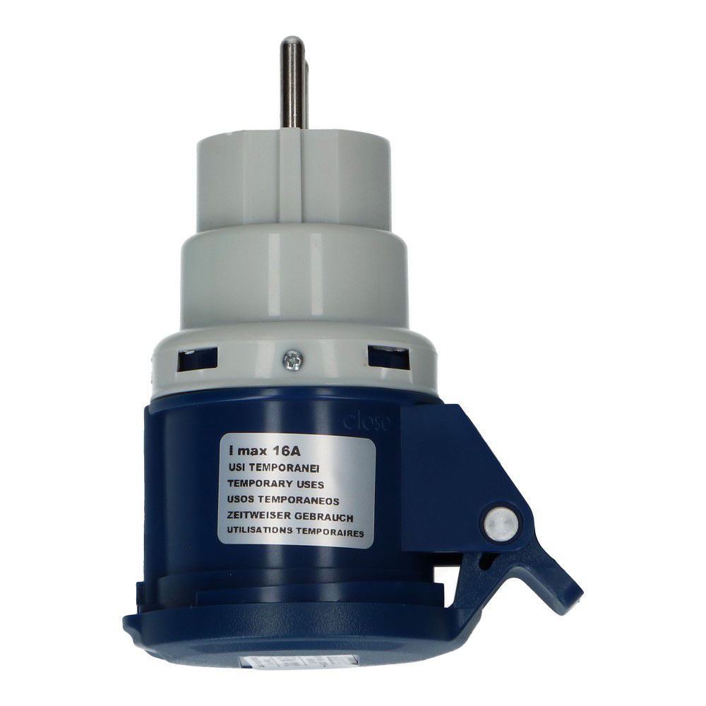 Stopcontact naar CEE 1p+n+e
