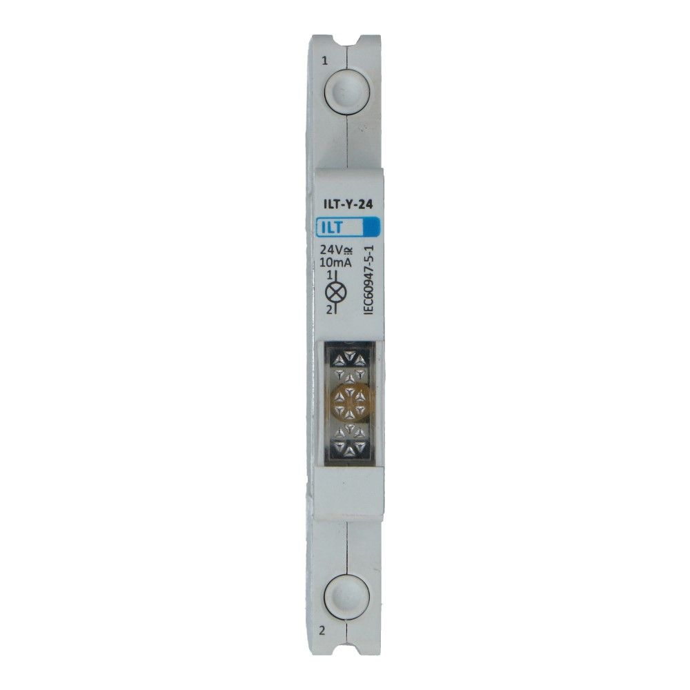 Indicatie led geel 12-24V AC/DC 9mm