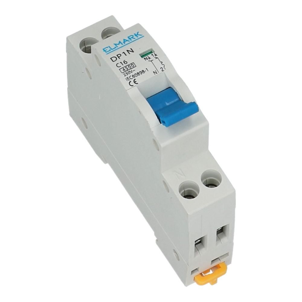 Installatieautomaat 1 polig + nul 25A karakteristiek C