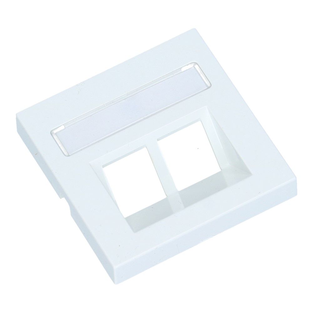 Centraalplaat ART 9010 datacontactdoos 2xRJ45