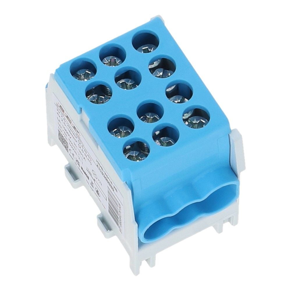HLAK Hoofdkabel aftakklem 1x25mm² 2x16mm²  blauw