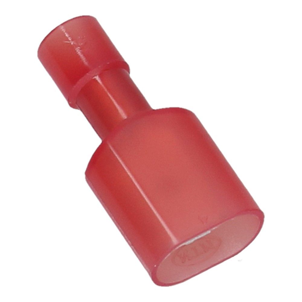 Kabelschoen vlakstekker ISO B-6.3mm D-0.8mm Rood - 100 stuks