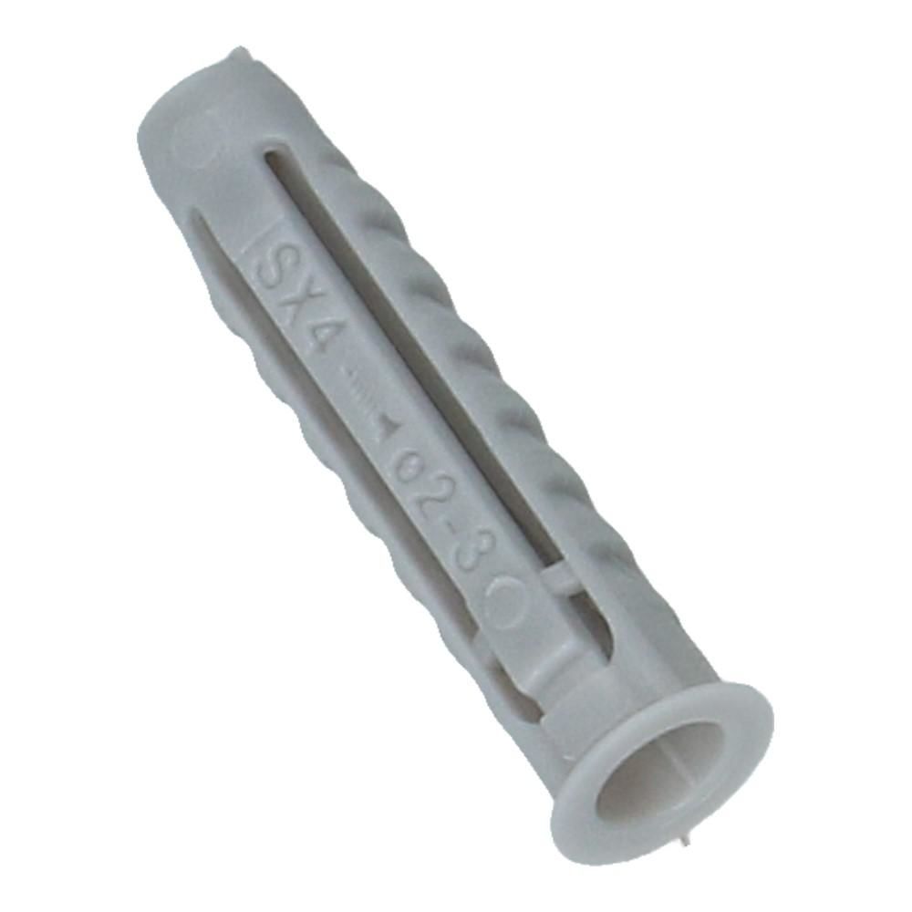 Nylon plug SX met rand 4x20mm - 200 stuks