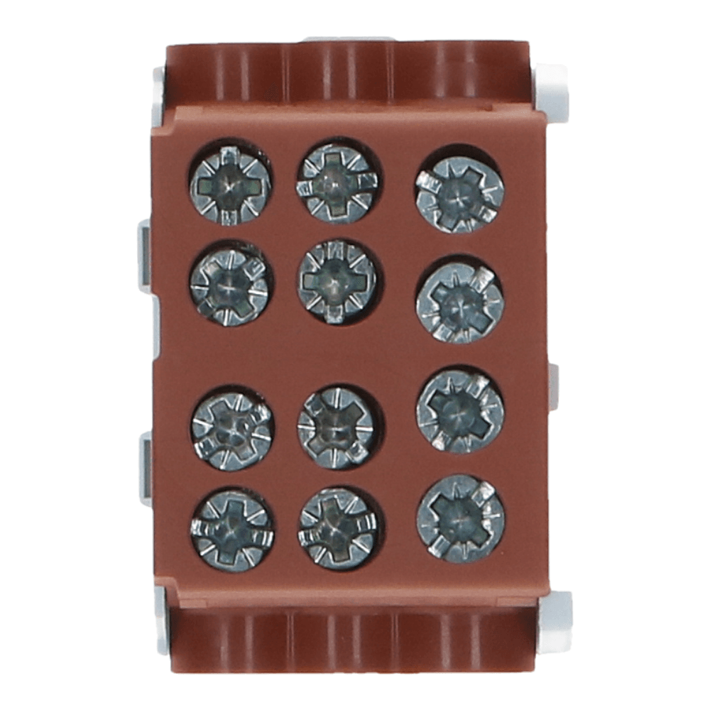 HLAK Hoofdkabel aftakklem 1x25mm² 2x16mm²  bruin