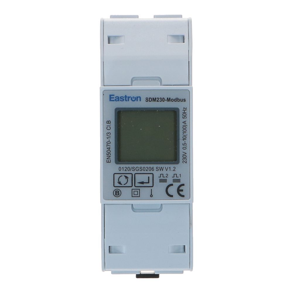 kWh meter 1 fase MULTI 5/100A MID Factureerbaar Imp/Exp