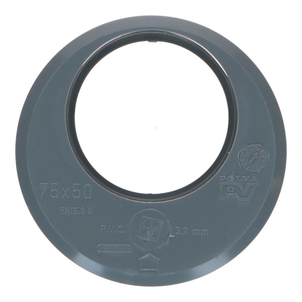 Lijm Verloopring excentrisch 75x50mm