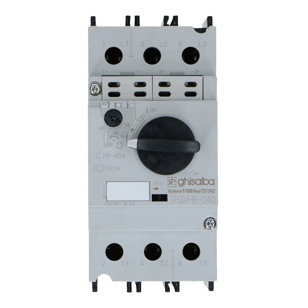 28-40A Motorbeveiligingsschakelaar 415VAC 50kA
