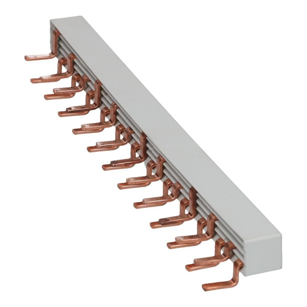 Kam pin grijs 4 fase 24 pole 9mm offset 5mm 4x N-L1-N-L2-N-L3