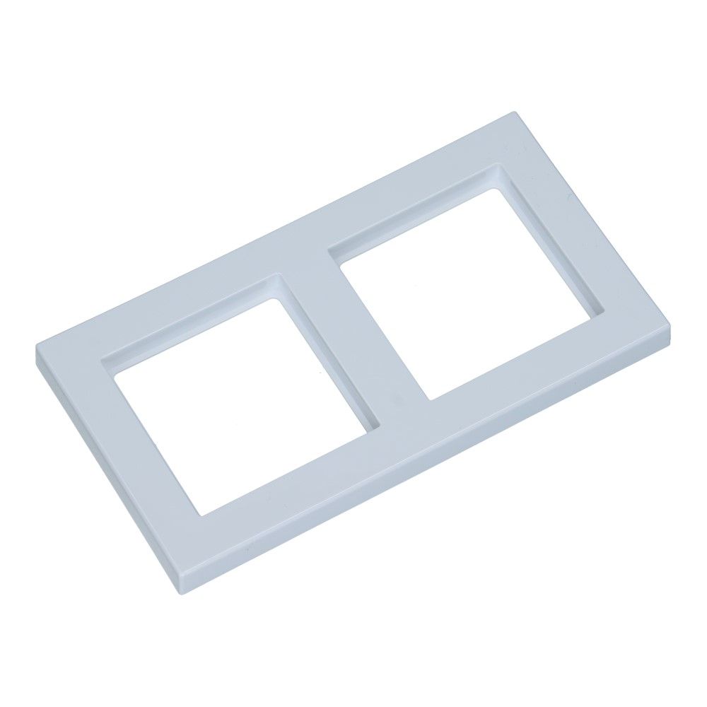 Afdekraam 2 voudig Square Series helderwit