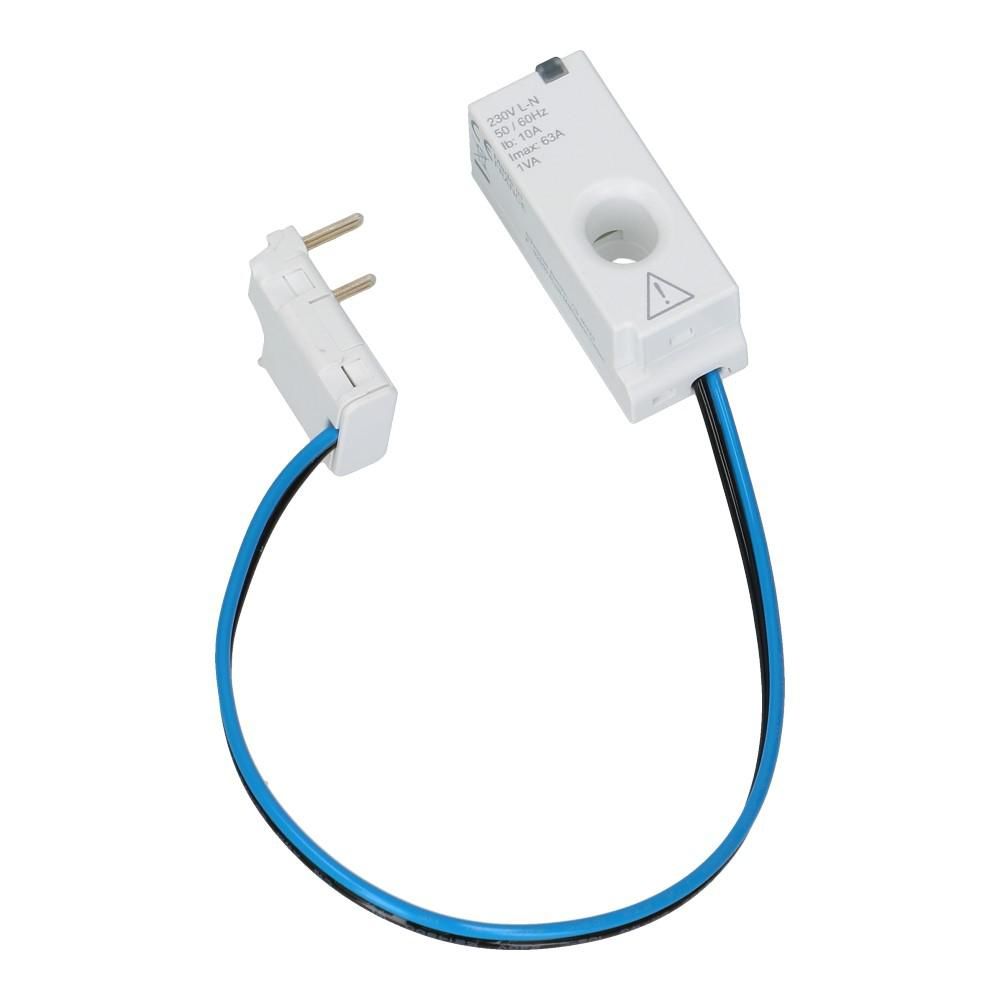 Acti9 PowerTag 1 polig + nul ondermontage pitch 9mm offset 5mm
