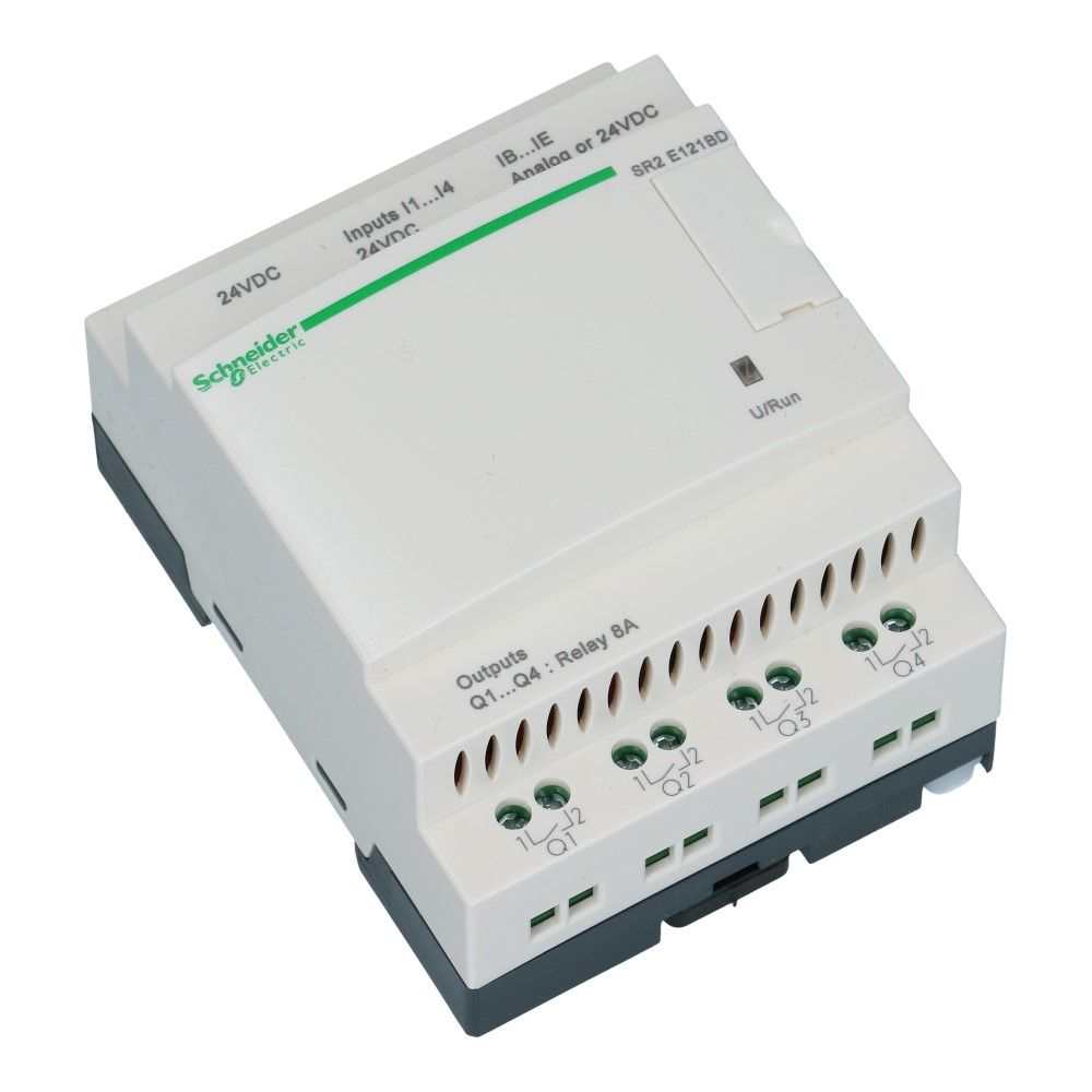 Zelio PLC met klok 12I-O 8in 4uit 24VDC