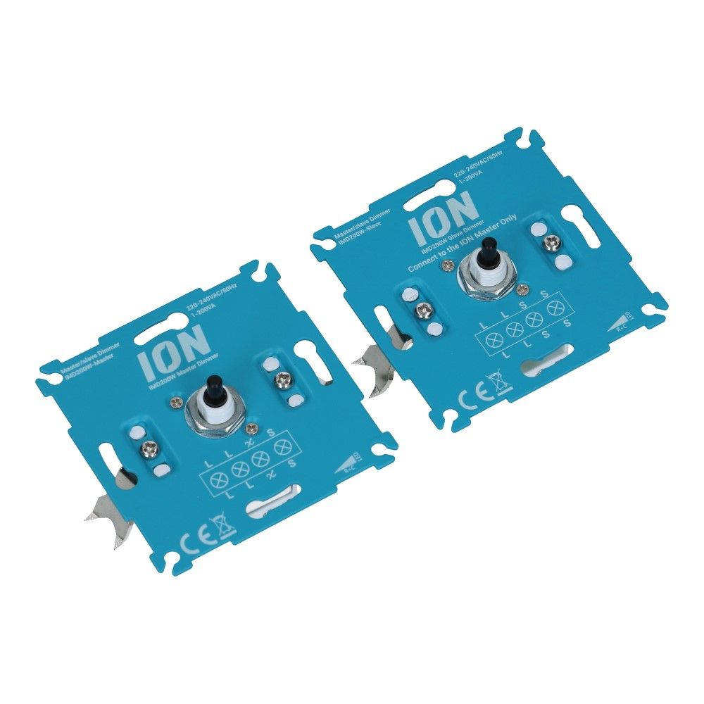 Inbouwsokkel dimmer LED 0.3-200Watt master en slave