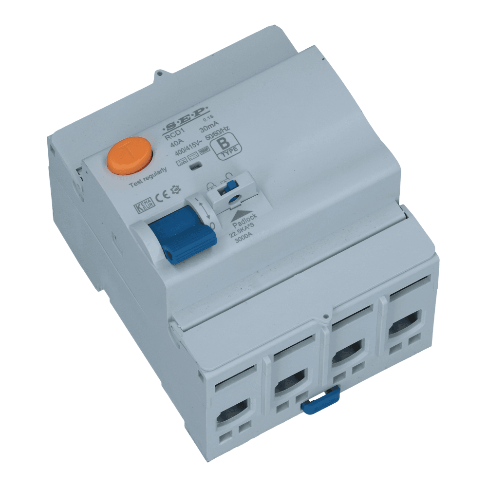 Aardlekschakelaar 100A 4 polig 300mA Type B-selectief 10kA RCD1