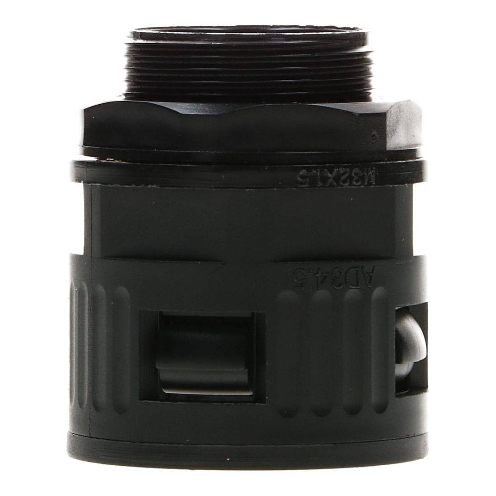 M32 snelconnector flexibele buis zwart 32mm