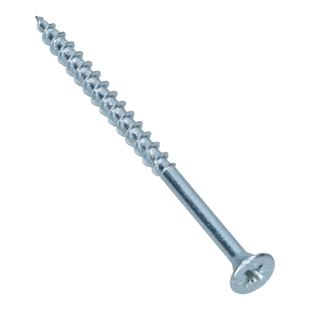 Spaanplaatschroef 5x80mm Verzonken Pozidrive 2 Deeldraad - 200 stuks
