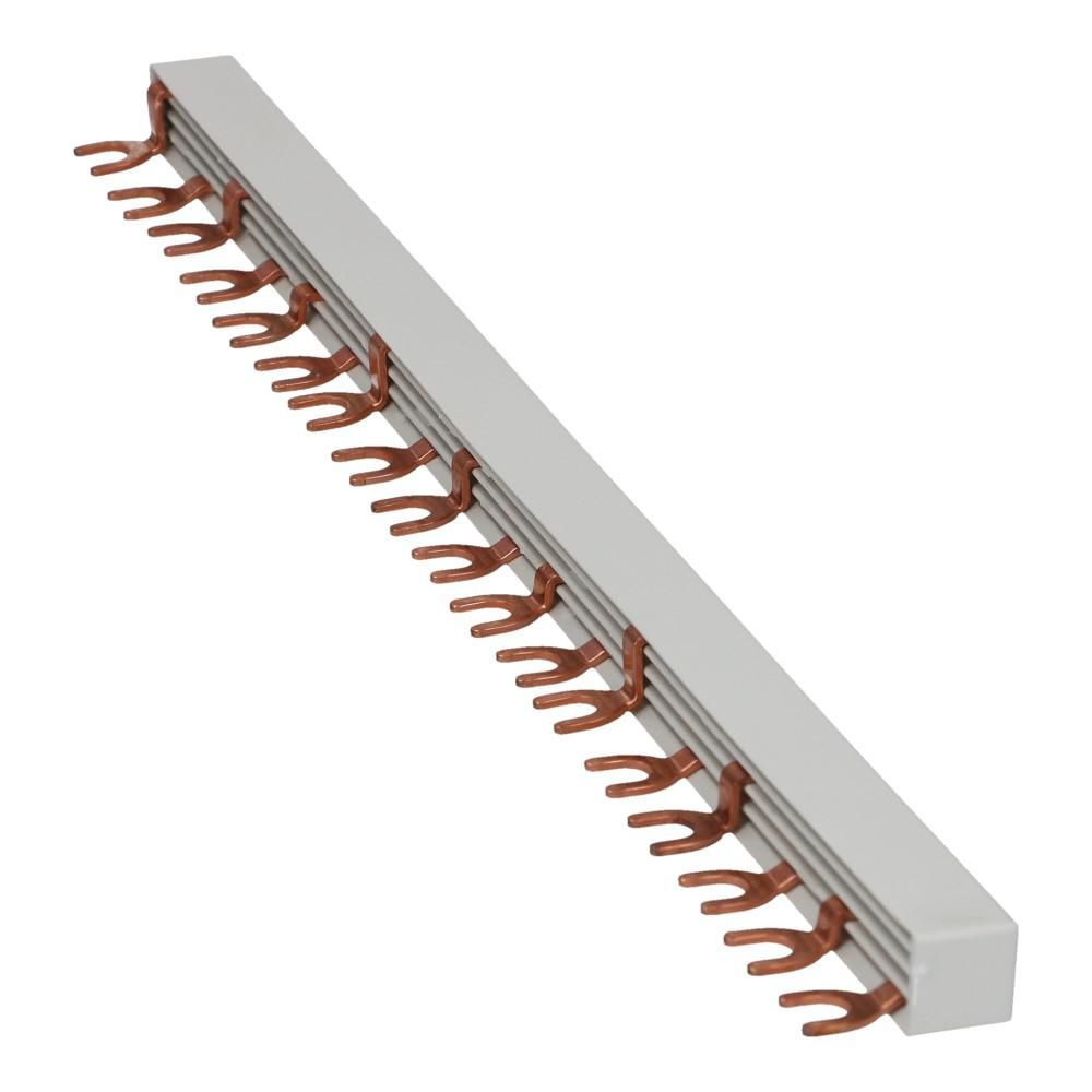 Kam vork M6 grijs 4 fase 18 pole 17.8mm 3x N-L1-N-L2-N-L3