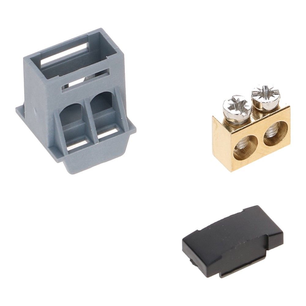 Aansluitverdeelblok AST16 zwart 2x16mm²