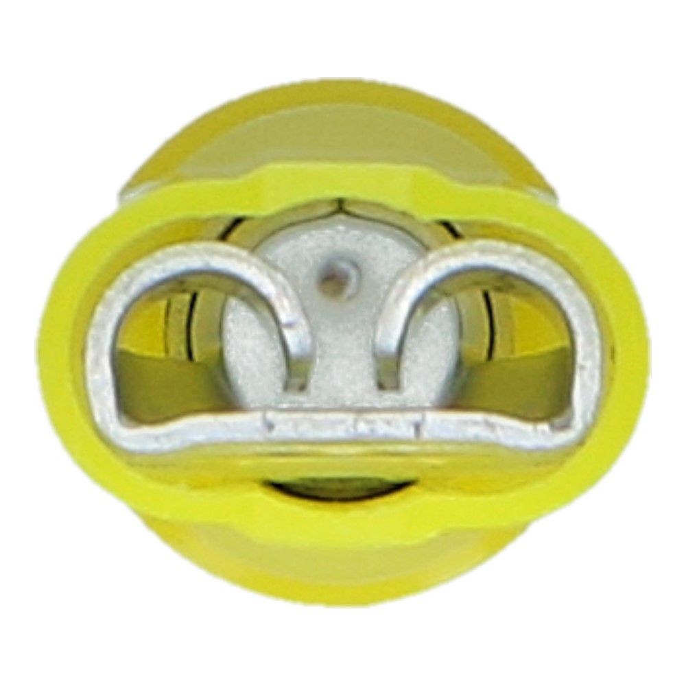 Kabelschoen contra ISO B-6.3mm D-0.8mm Geel - 100 stuks
