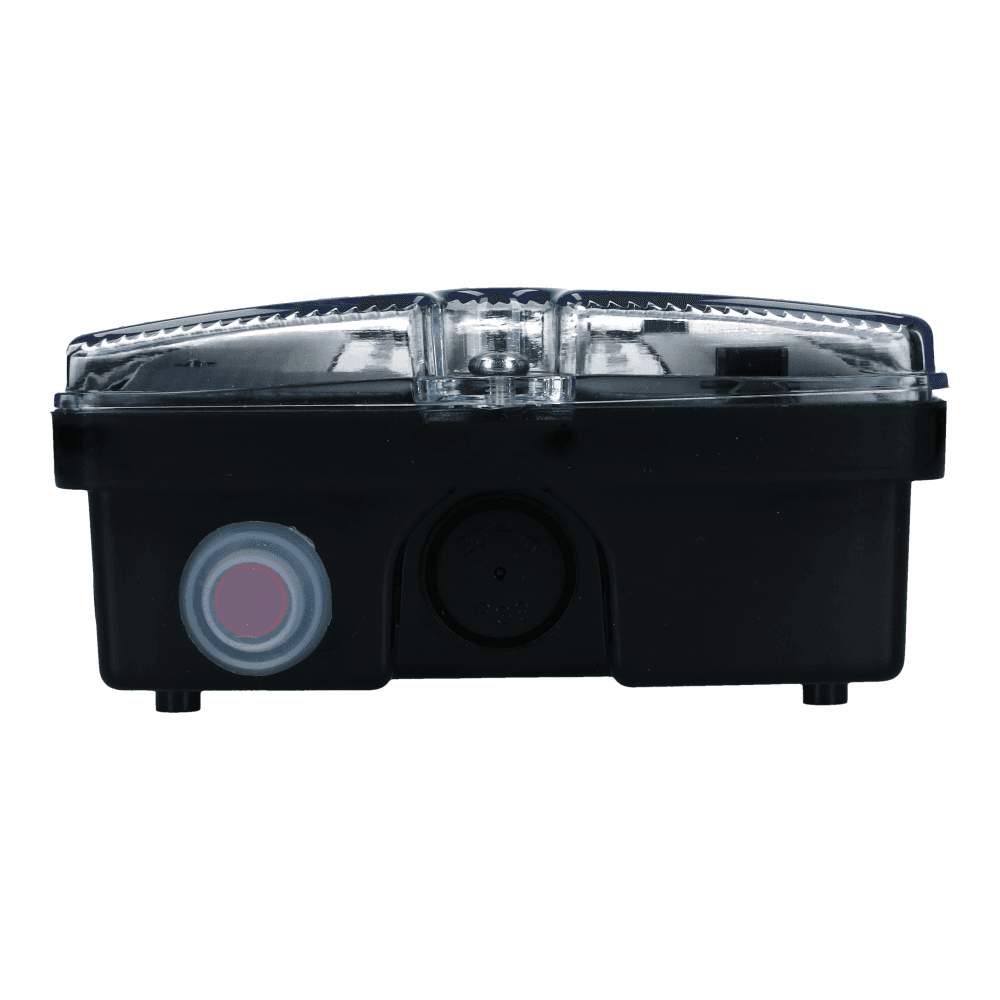 Noodverlichting wand opbouw zwart IP65 LED 280lm met 4 pictogrammen