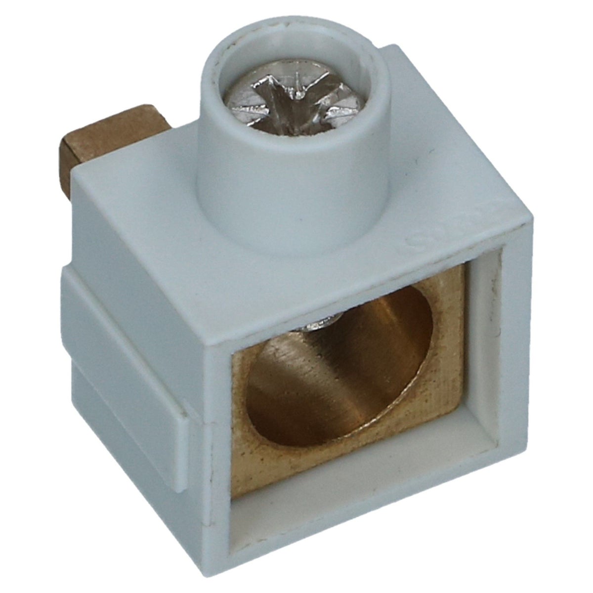 Aftakblok pin grijs 1 fase 1x50mm²