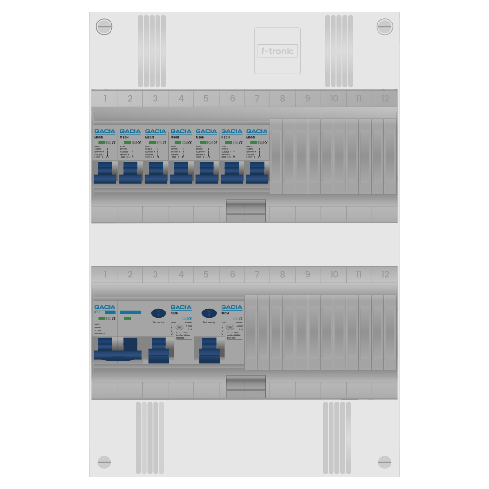 Groepenkast PV-ready 63A 1 fase 7 groepen