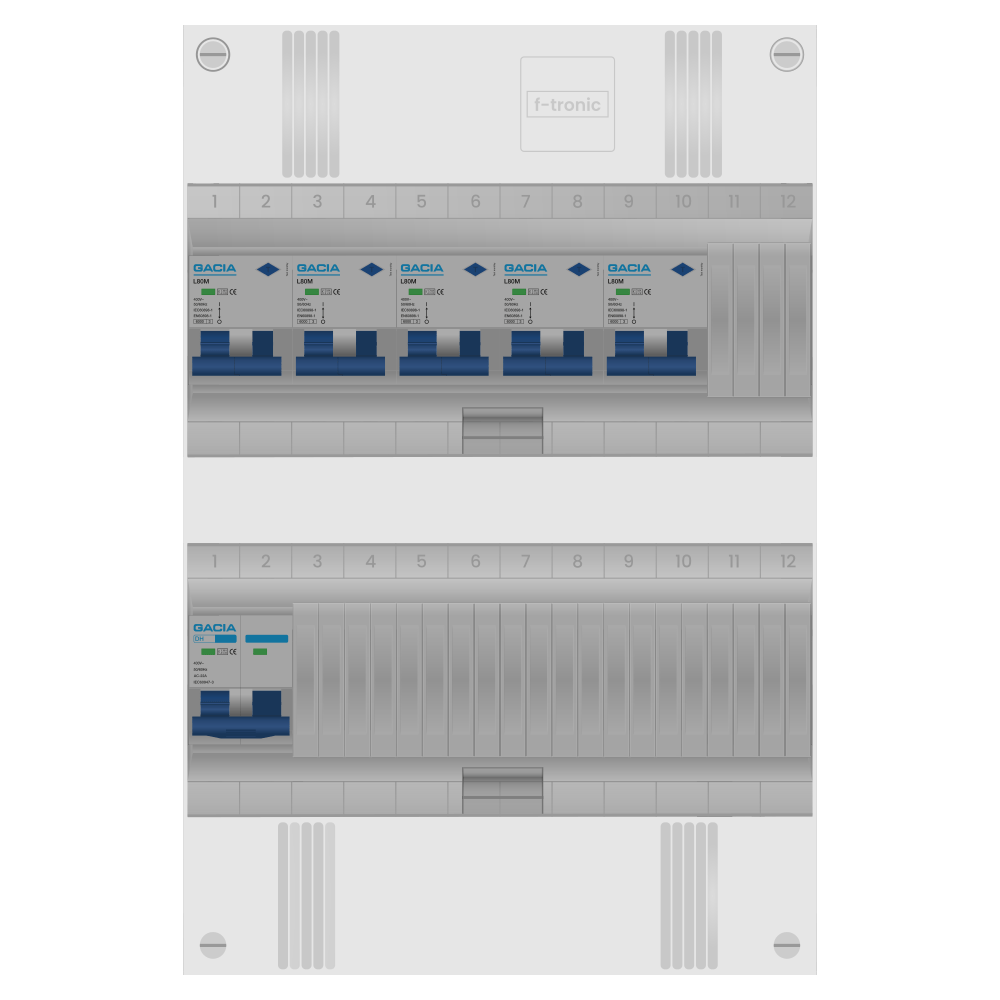 Groepenkast PV-ready 63A 1 fase 5 alamat