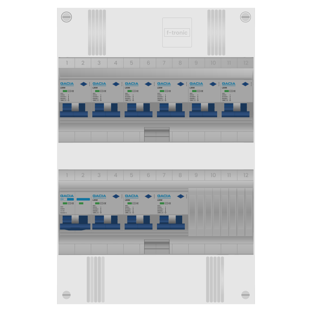 Groepenkast PV-ready 63A 1 fase 9 alamat