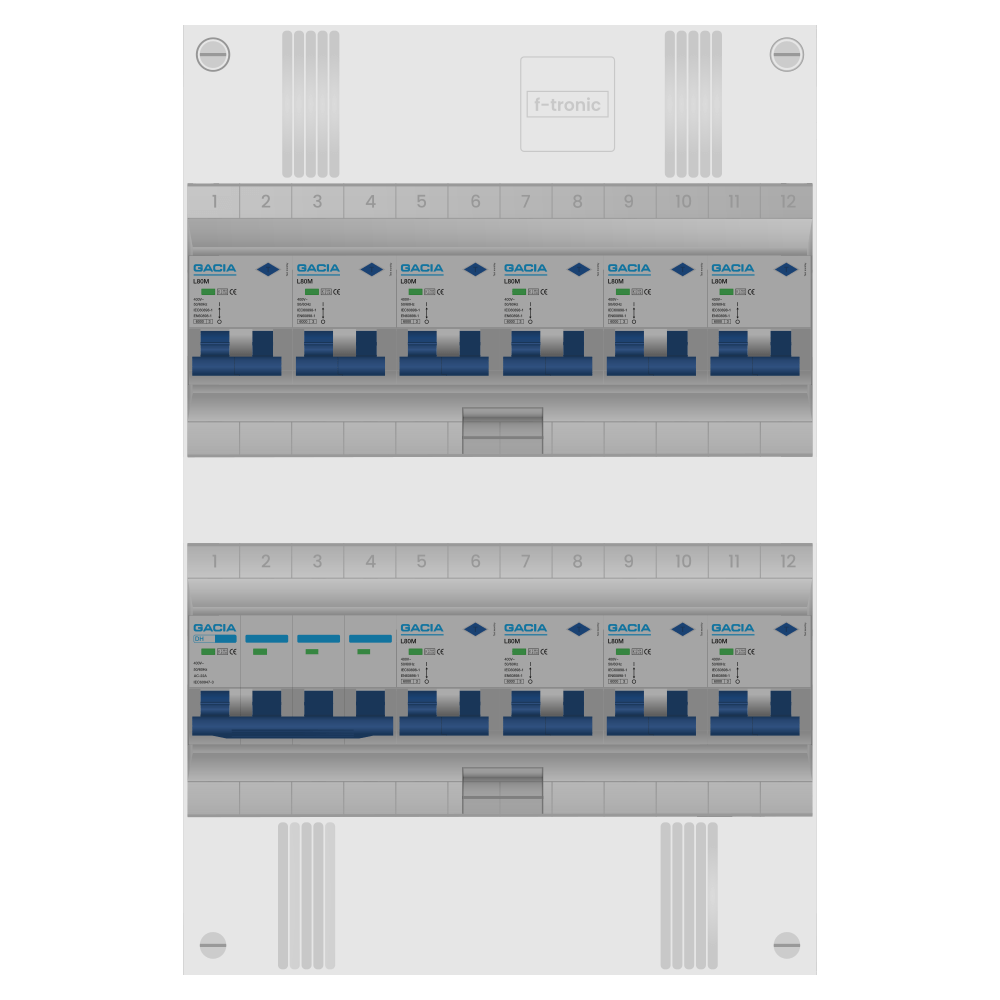Groepenkast PV-ready 63A 3 fase 10 alamat