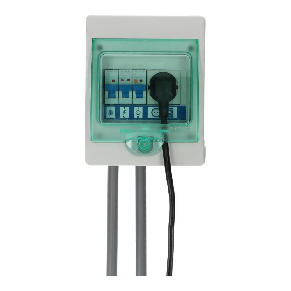 PV verdeler Green-line 1xwcd Installatieautomaat 16A B
