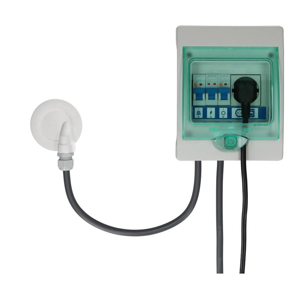 PV verdeler Green-line 1xwcd Installatieautomaat 16A C