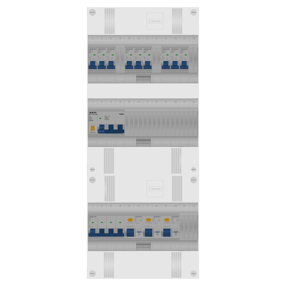 SEP Pro Groepenkast 3 fase 9 groepen + kracht