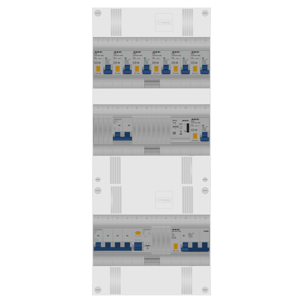 SEP Pro Groepenkast 3 fase 7 alamat + beltrafo + kookgroep + kracht