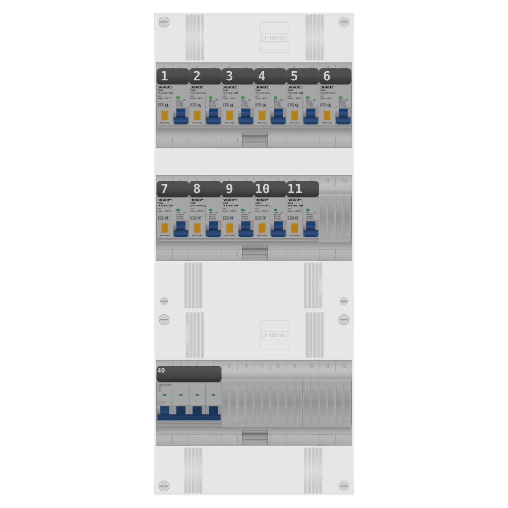 SEP Pro Groepenkast 3 fase 11 alamat