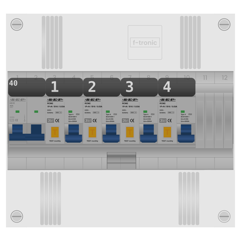 SEP Pro Groepenkast 1 fase 4 alamat
