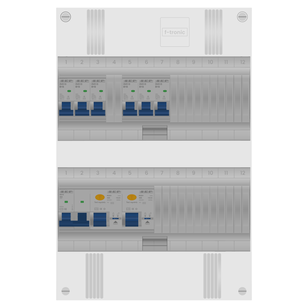 SEP Pro Groepenkast PV-ready 63A 1 fase 6 groepen