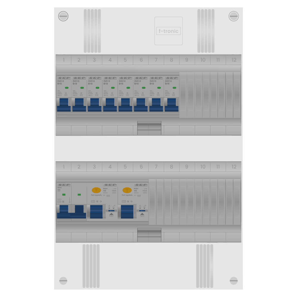 SEP Pro Groepenkast PV-ready 63A 1 fase 8 groepen