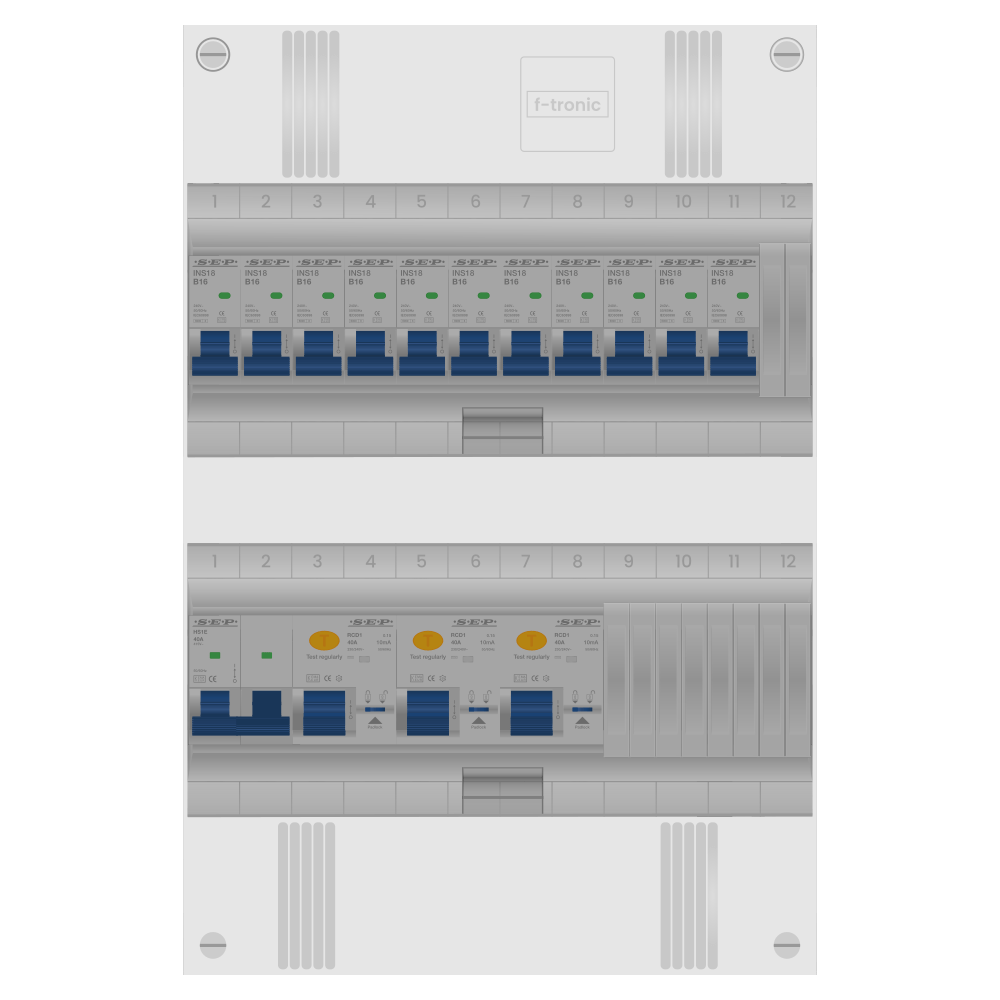 SEP Pro Groepenkast PV-ready 63A 1 fase 11 groepen