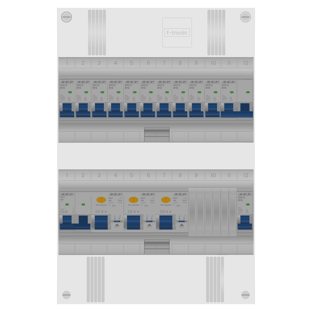 SEP Pro Groepenkast PV-ready 63A 1 fase 11 groepen + kookgroep