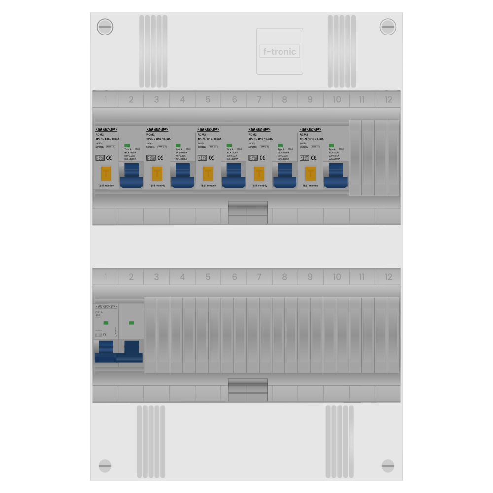 SEP Pro Groepenkast PV-ready 63A 1 fase 5 alamat