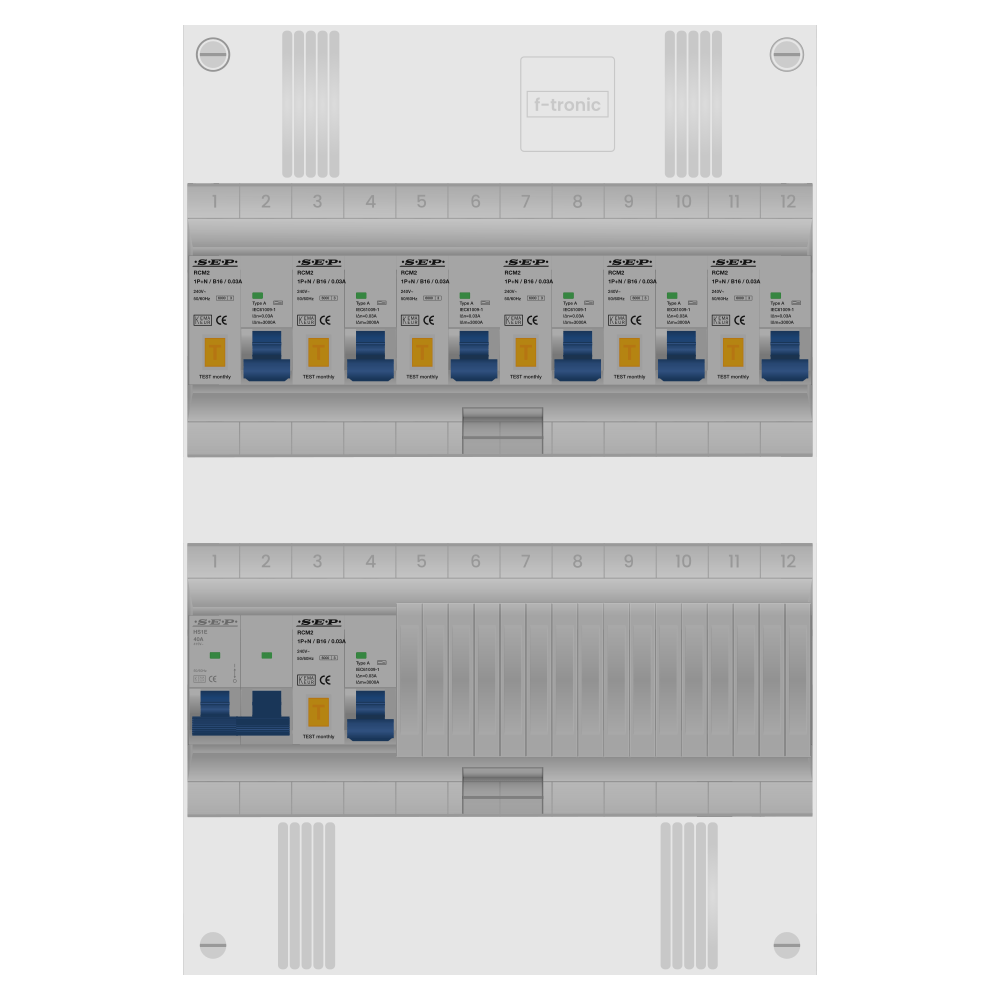 SEP Pro Groepenkast PV-ready 63A 1 fase 7 alamat